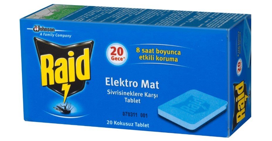 Raid Elektro Mat 20'li Yedek Tablet