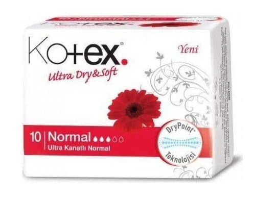 Kotex Ultra Kanatlı Normal 10'lu