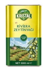 Kristal Riviera Zeytinyağı Teneke 3 Lt