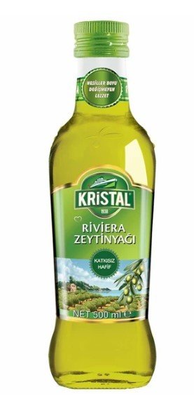 Kristal Riviera Zeytinyağı Cam 500 Ml