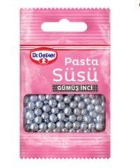 Dr. Oetker Pasta Süsü Gümüş İnci 10 Gr