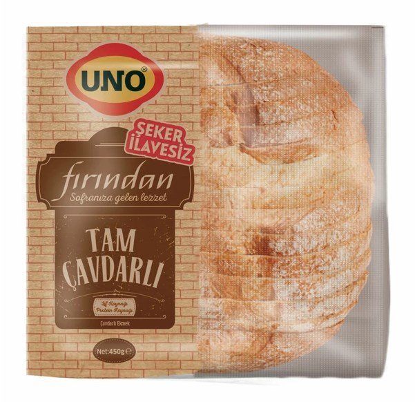 Uno Fırından Tam Çavdarlı Ekmek 450 Gr