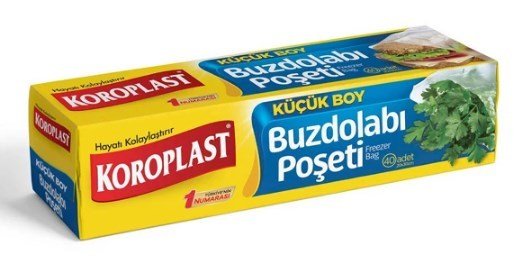 Koroplast Küçük  Buzdolabı Poşeti 40'lı 20x30 cm