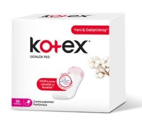 Kotex Günlük Ped Normal Parfümsüz 56'lı