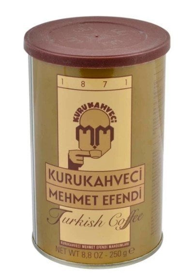 Mehmet Efendi Türk Kahvesi 250 Gr Teneke Kutu