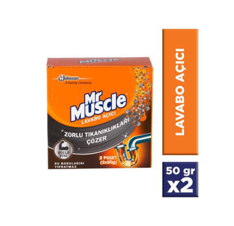 Mr.Muscle Lavabo Açıcı Granül 2x50 Gr