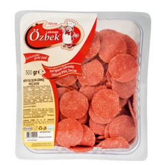 Özbek Dilimli Sucuk Piliç 500 Gr