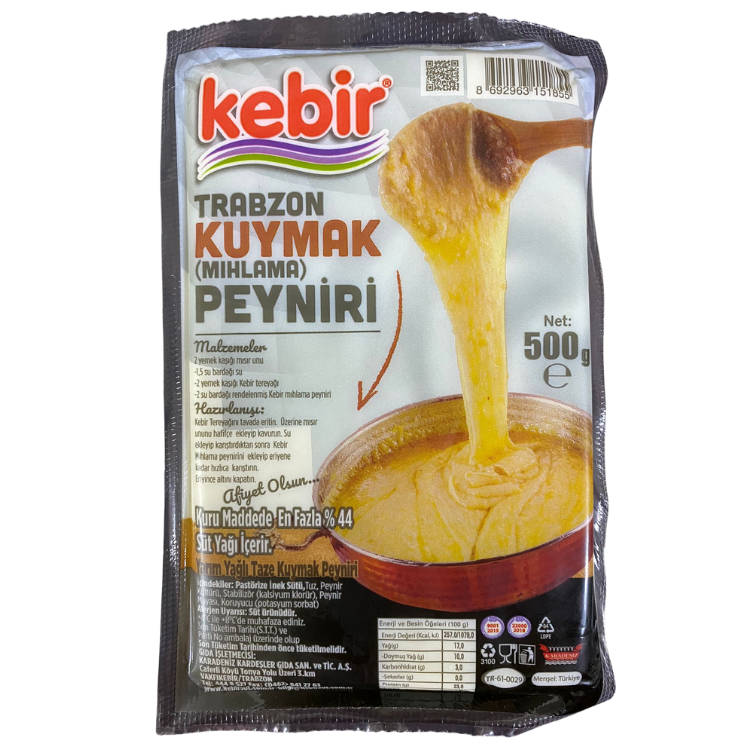 Kebir Trabzon Kuymak (Mıhlama) Peyniri 500 Gr