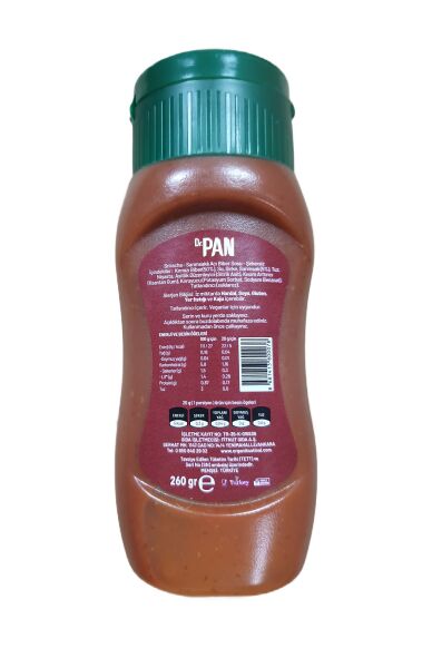 Dr. Pan 2'li Şekersiz Sos Paketi Ketçap 520 gr ve Sriracha Sosu 260 gr Şekeriz Düşük Kalorili