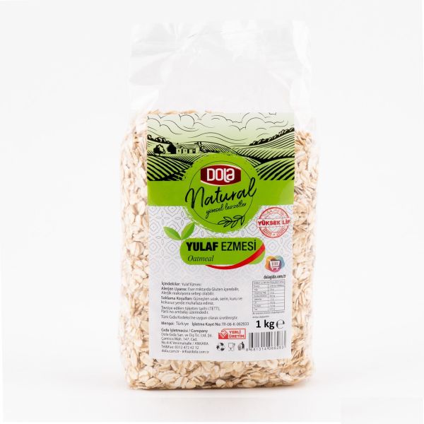 Dola Katkısız Natural Yulaf Ezmesi 1 kg