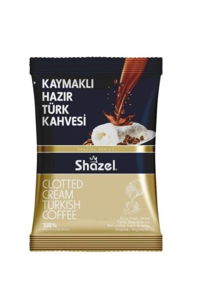 Shazel Kaymaklı Hazır Türk Kahvesi 100 g 16 Adet