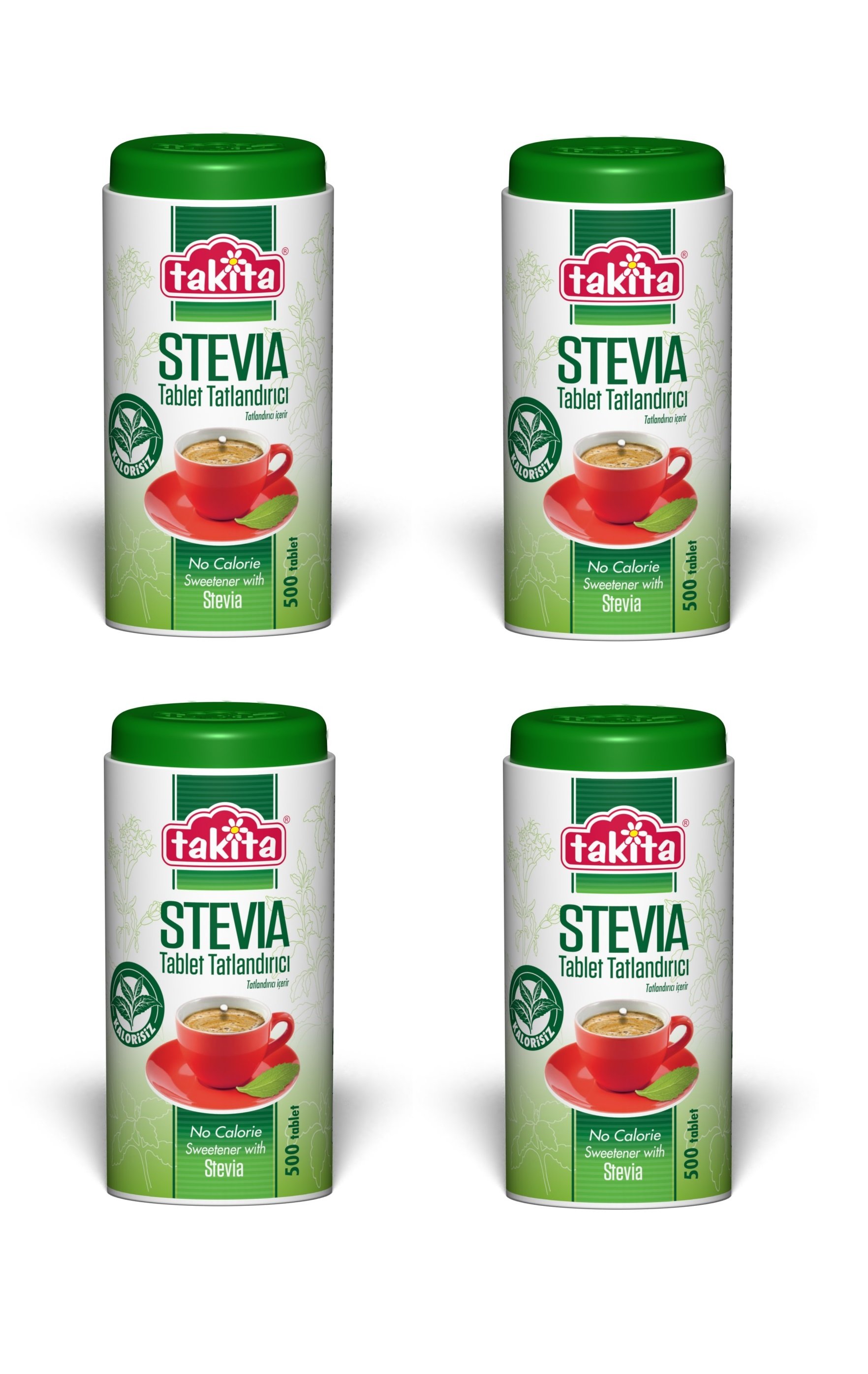 Takita Stevia Tablet Tatlandırıcı 500 Tablet X 4 Adet