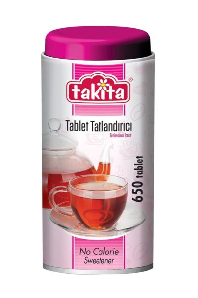 Takita Tablet Tatlandırıcı 39 gr 650 Tablet