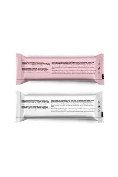 Waspco Protein Bar Karma Set 40g 20 Adet Çilekli ve Kurabiye Aromalı
