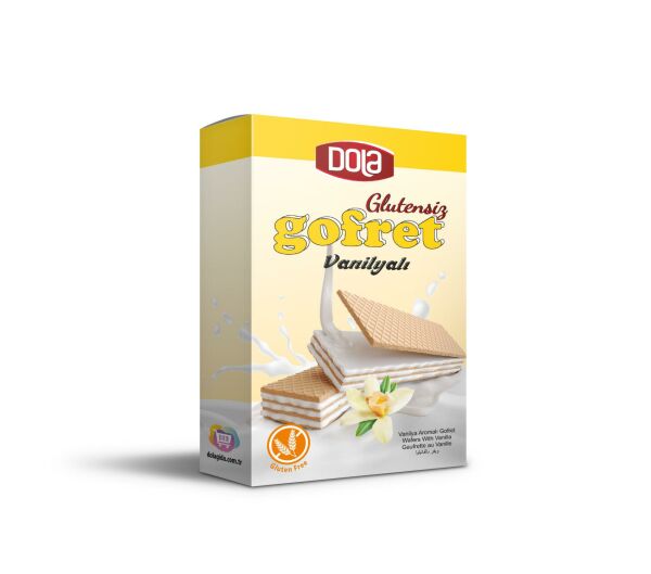 Dola Glutensiz Vanilyalı Gofret 100 gr Gluten Free