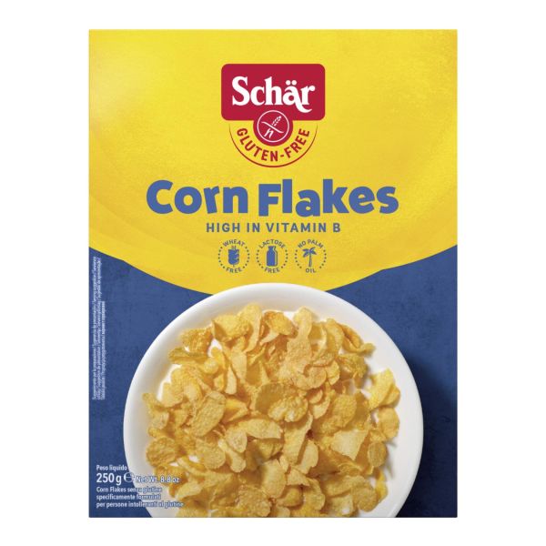Schar Corn Flakes Glutensiz Sade Mısır Gevreği 250 g 3 Adet