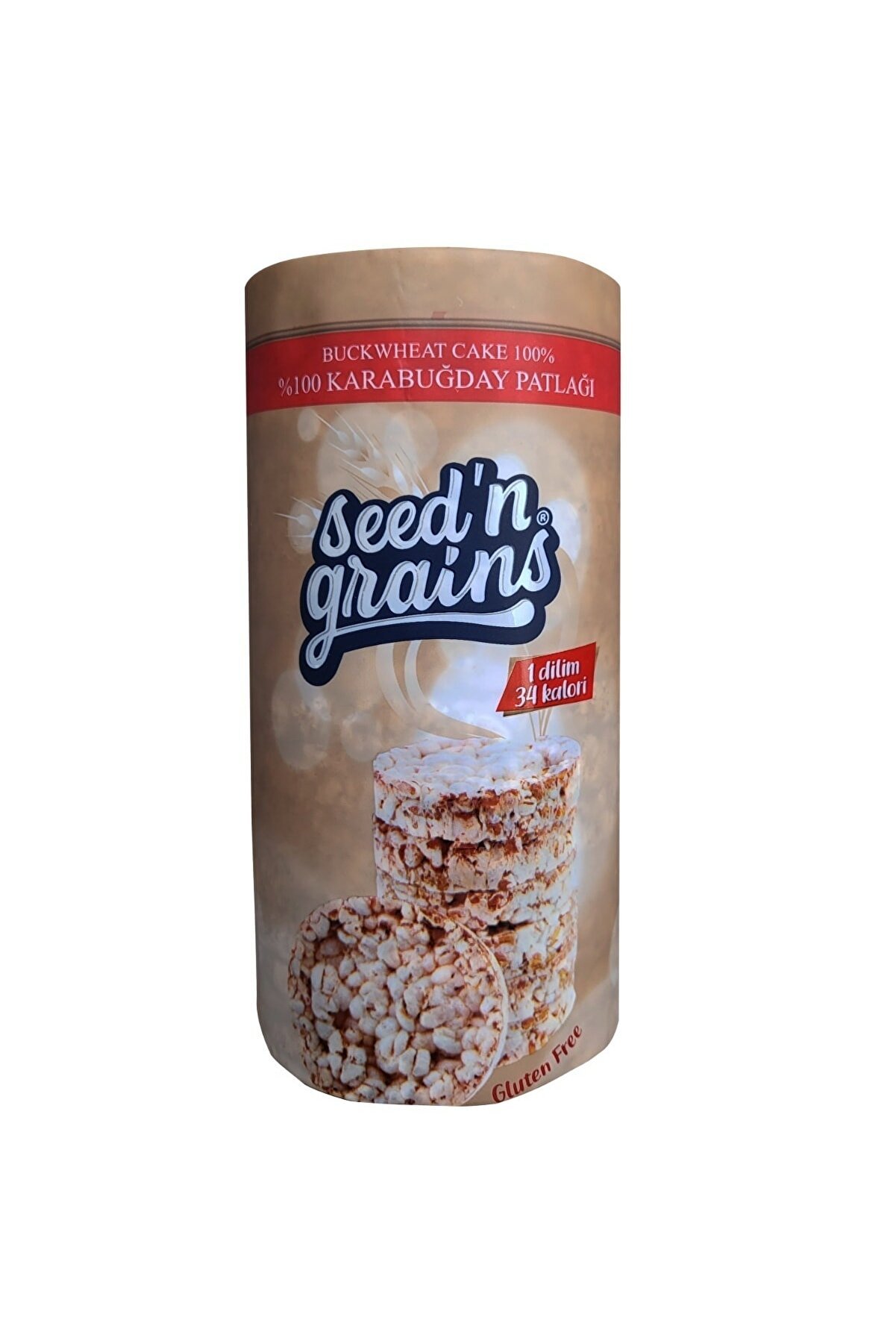 Seed'n Grains Glutensiz Karabuğday Patlağı 125 gr