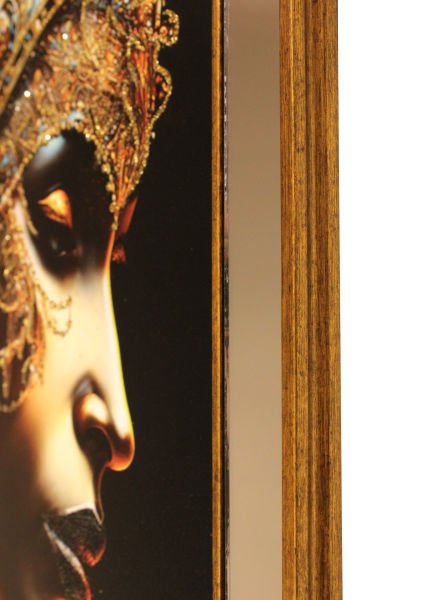 Ayna Çerçeveli Altın Kadınlar Tablo 80x110 CM
