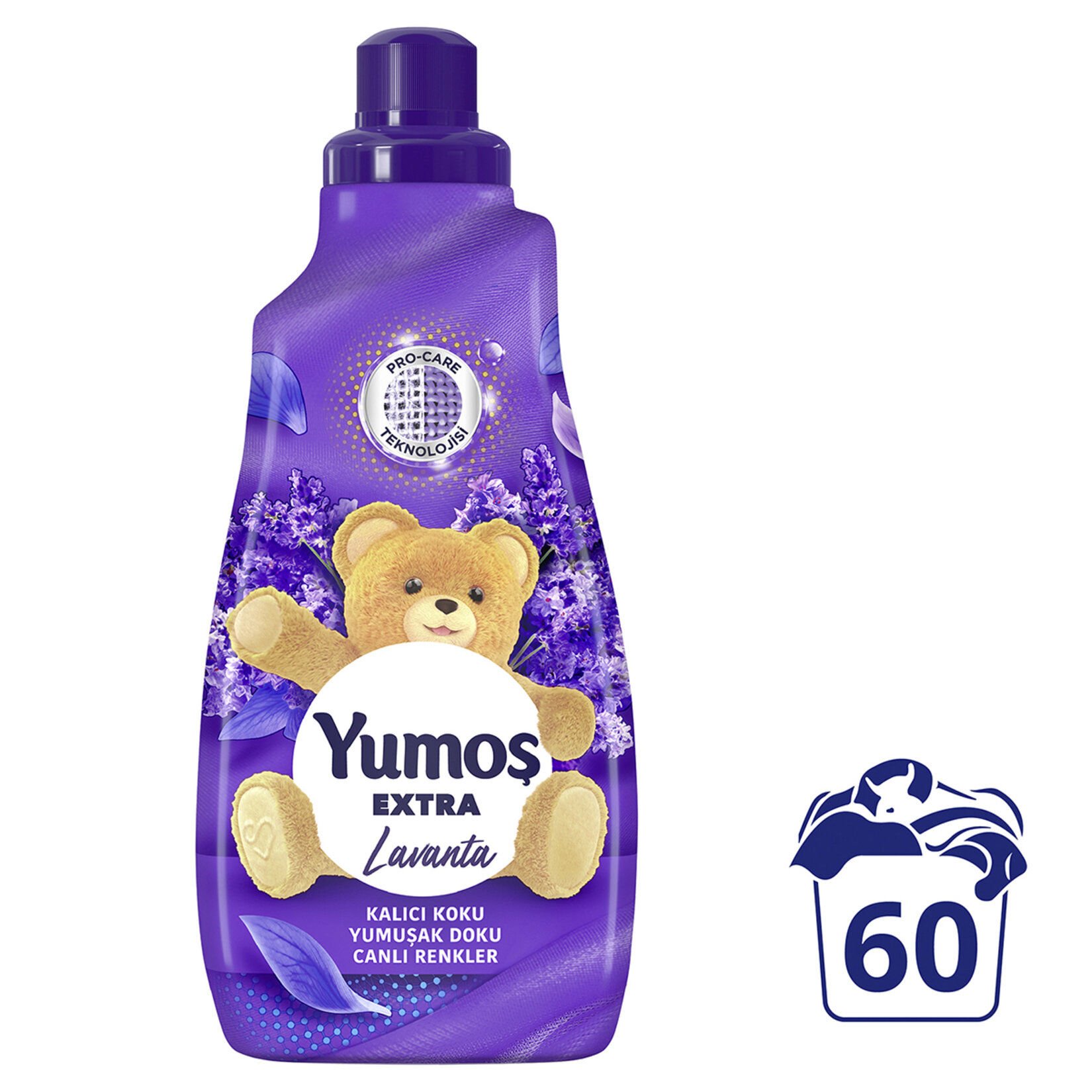 Yumoş Extra Konsantre Çamaşır Yumuşatıcısı Lavanta 1440 ML