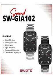 Sword SW-GIA102 Watch 2 Siyah Akıllı Saat