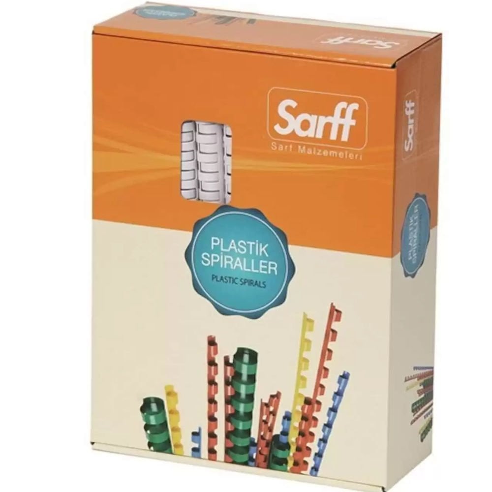 Sarff Spiral Plastik 25 SY 6 MM Beyaz 15202005