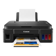 Canon G2411 Pixma Yazıcı-Tarayıcı-Fotokopi Renkli Mürekkep Tanklı Yazıcı +1  Siyah Mürekkep Hediye