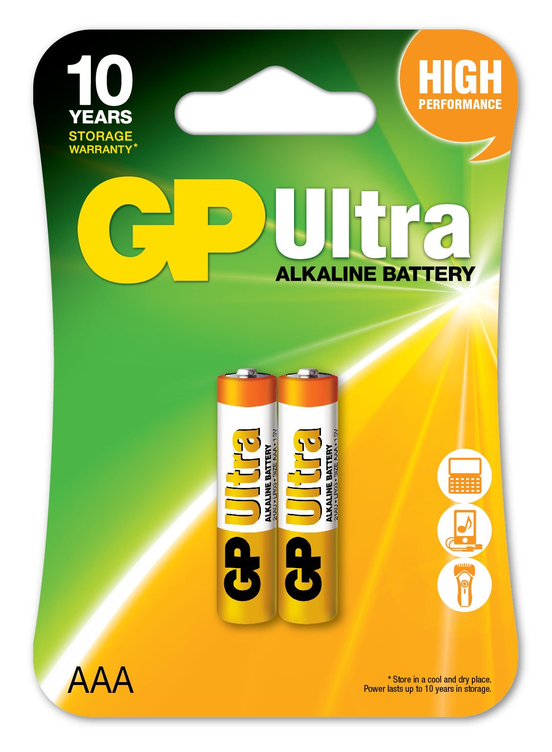 Gp R03 AAA Boy Ultra Alkalin İnce Kalem Pil 2'li Paket GP24AU-2U2