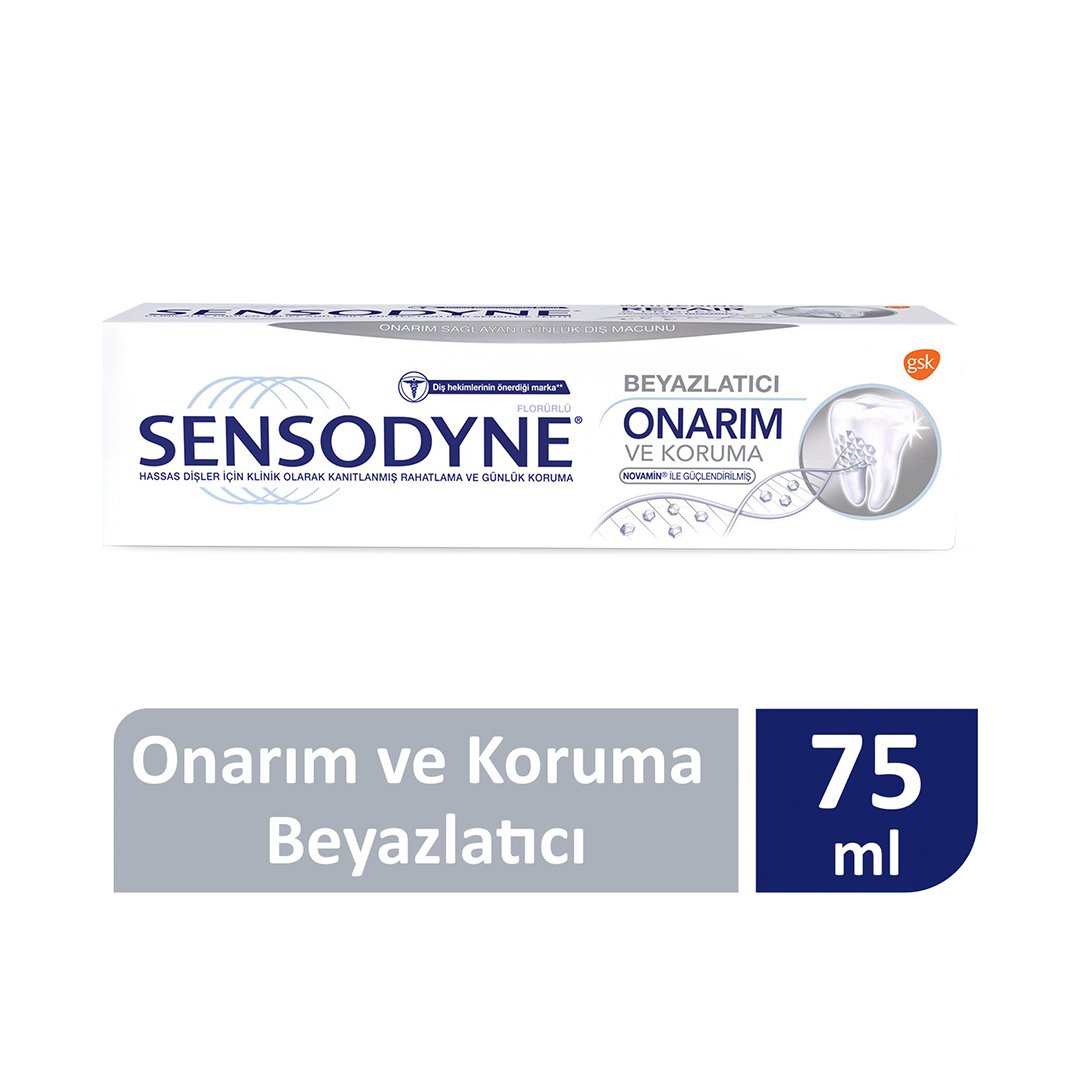 Sensodyne Onarım ve Koruma Beyazlatıcı Diş Macunu 75 ml