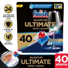 Finish Quantum Ultimate 40 Kapsül Bulaşık Makinesi Tableti