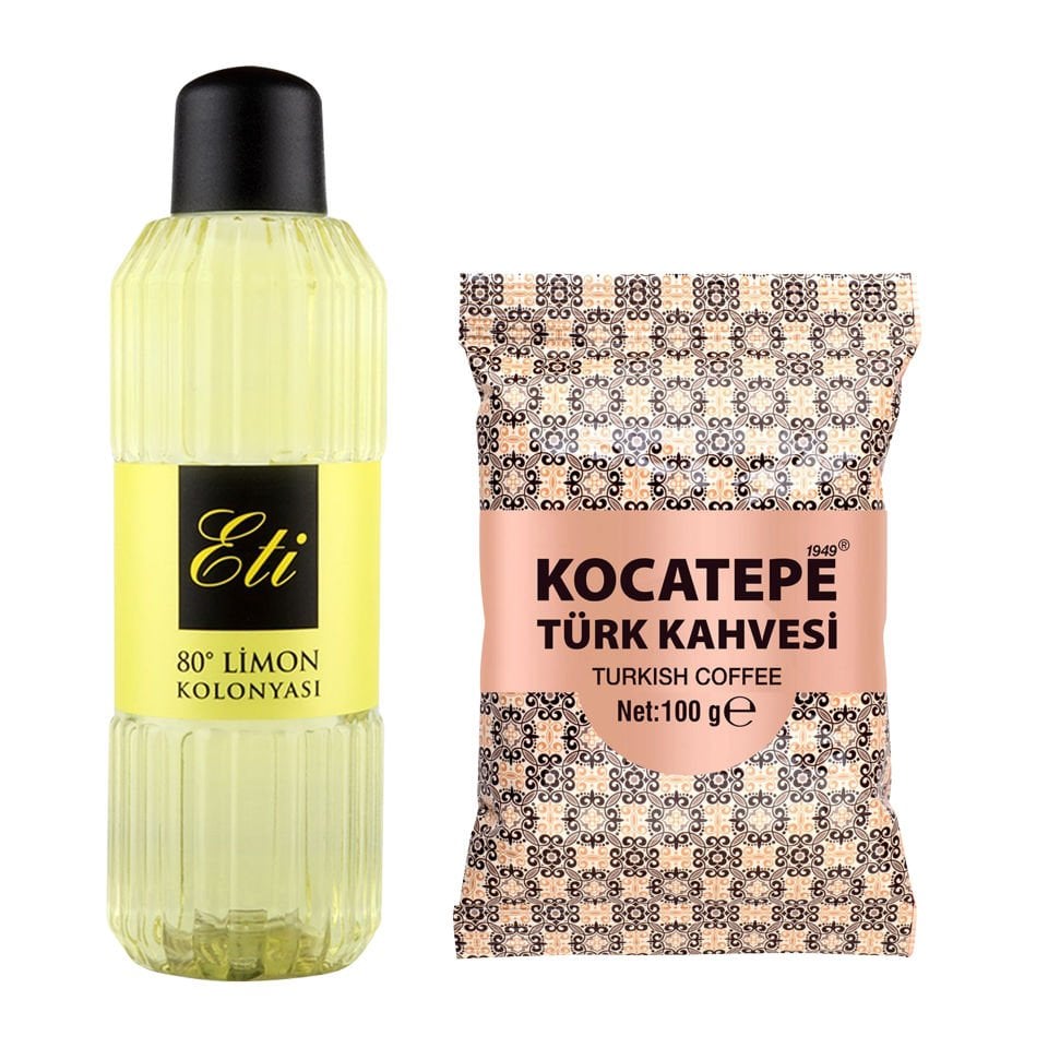 Kocatepe Türk Kahvesi 100gr + Eti Limon Kolonyası 200ml