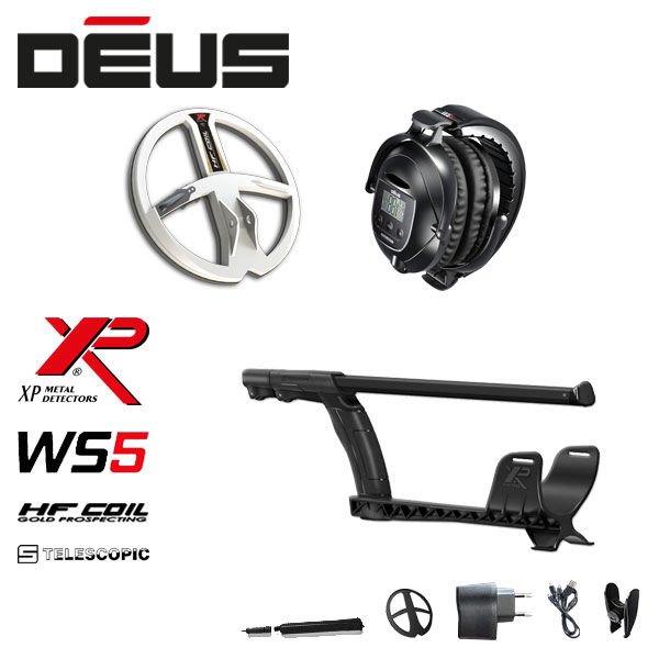 XP DEUS WS5 Kulaklık 22cm HF Başlık ile