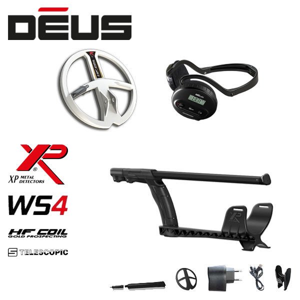 XP DEUS WS4 Kulaklık 22cm HF Başlık ile