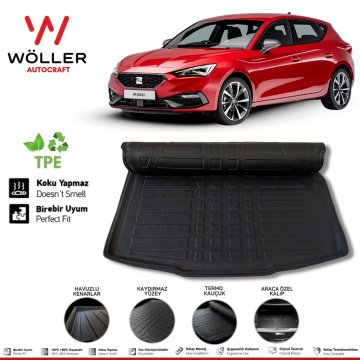 Seat Leon 4 Bagaj Havuzu 2021 Sonrası 3D Wöller Ultraflex Esnek