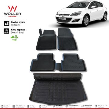 Opel Astra J Paspas Bagaj Havuzu Hatchback 2010 2015 Arası 3d Ultraflex Set