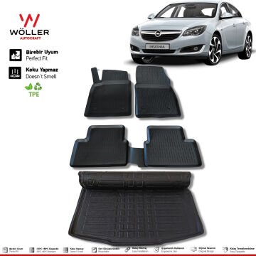 Opel Insignia Paspas Bagaj Havuzu 2009 2016 Arası 3d Ultraflex Set