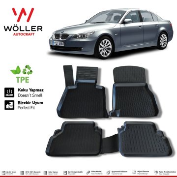 Bmw 5 Serisi E60 Paspas 2003 2010 Arası 3d Havuzlu Wöller Paspas