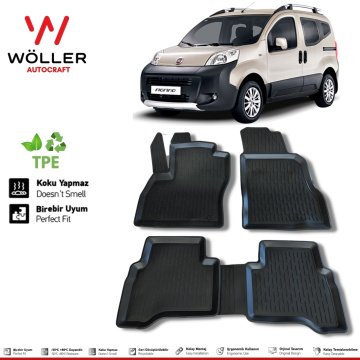 Fiat Fiorino Paspas 2007 2020 Arası 3d Havuzlu Wöller Paspas