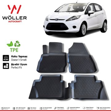 Ford Fiesta Paspas 2009 2013 Arası 3d Havuzlu Wöller Paspas