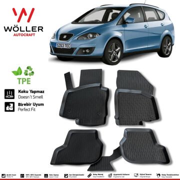 Seat Altea XL Paspas 2008 Sonrası 3d Havuzlu Wöller Paspas