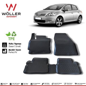 Toyota Auris Paspas 2007 2012 Arası 3d Havuzlu Wöller Paspas