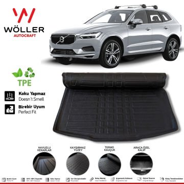 Volvo XC60 Bagaj Havuzu 2017 Sonrası 3D Wöller Ultraflex Esnek