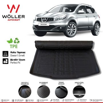 Nissan Qashqai Bagaj Havuzu 2007 2013 Arası 3D Wöller Ultraflex Esnek