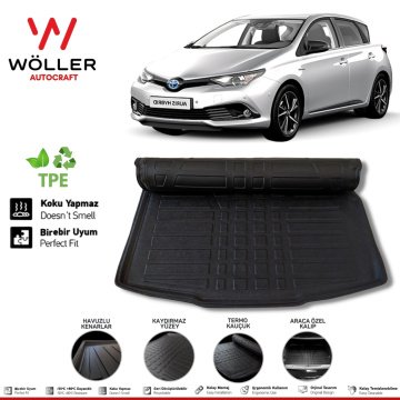 Toyota Auris Bagaj Havuzu 2013 2018 Arası Uyumlu 3D Wöller Ultraflex Esnek