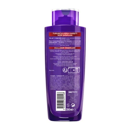 Elseve Color Vive Mor Şampuan Turunculaşma Karşıtı 200 ml