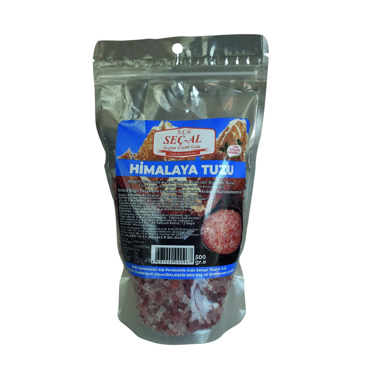 HİMALAYA TUZU 500GR