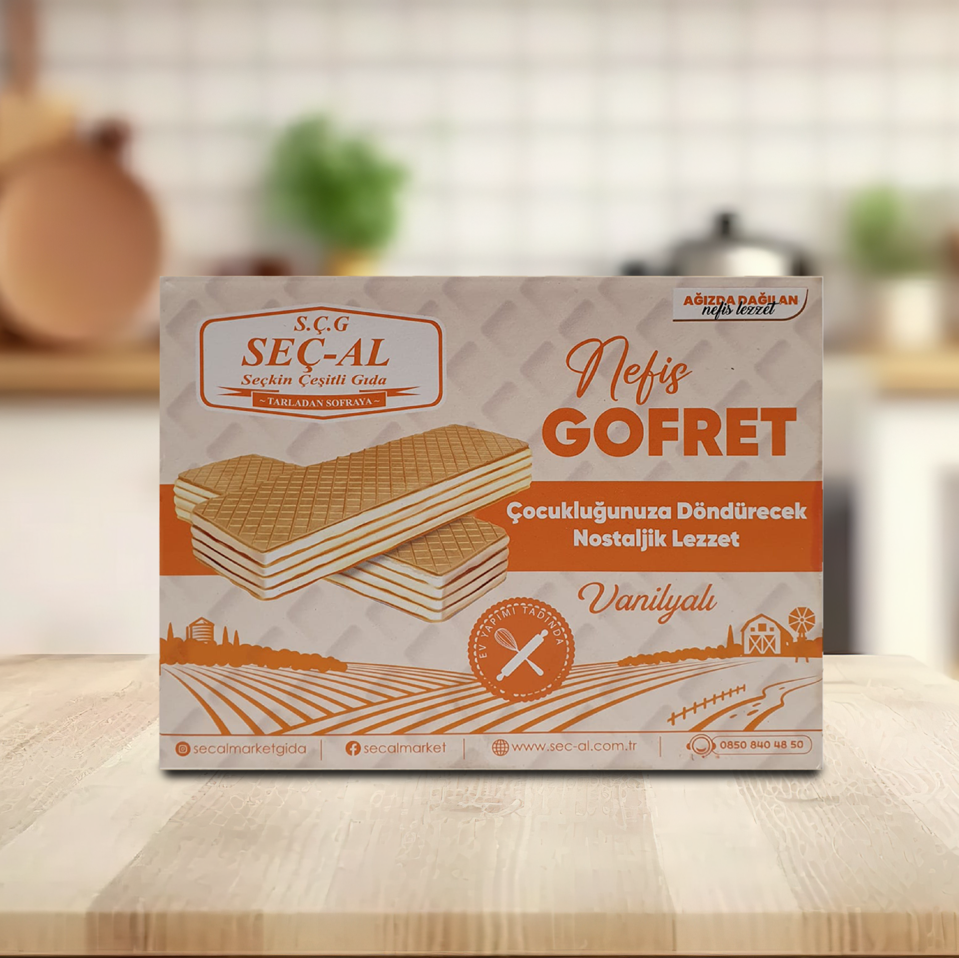 VANİLYALI GOFRET 700GR