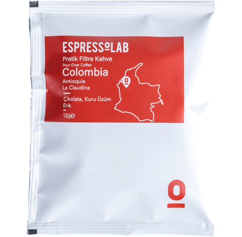 Pratik Filtre Kahve - Colombia Antioquia La Claudina 5 Adet
