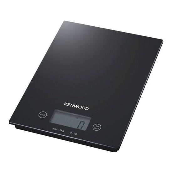 Kenwood DS400 Cam Mutfak Tartısı - Siyah