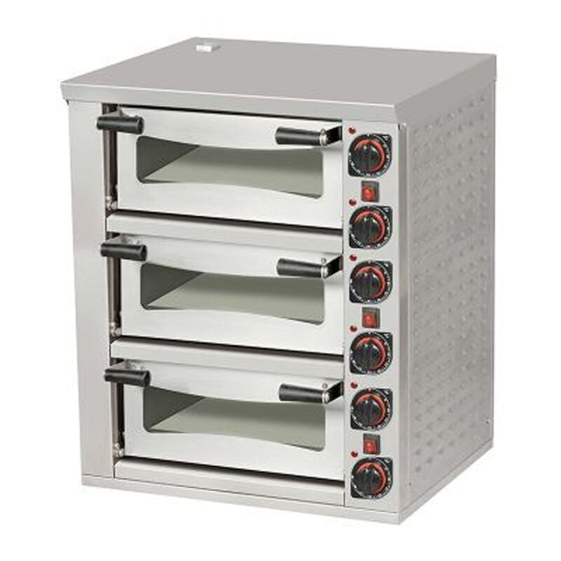 Omake FPZ01.E31 Pizza Fırını, 72x72 cm, 3 Katlı, Elektrikli