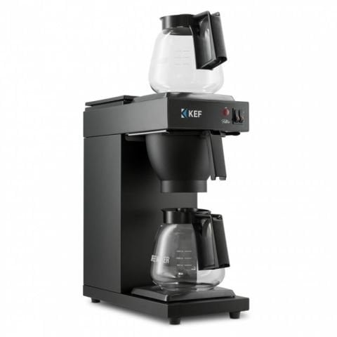 Kef Filtre Kahve Makinası 2 Cam Potlu Siyah FLT120-2